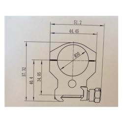 Anillas Nikko Stirling Sport Match 30mm High