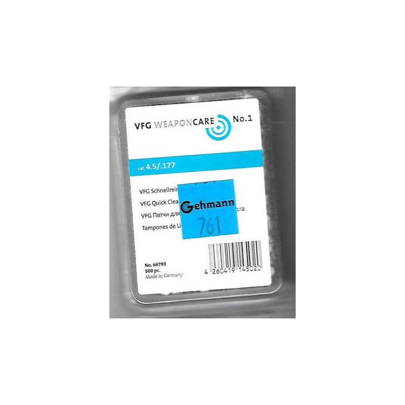 TAPONES LIMPIEZA VFG 4,5/177 500unid