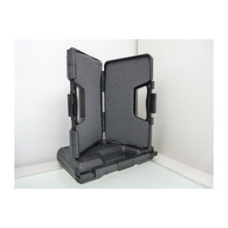 Maletín arma corta pequeño 240x160x40mm Negro