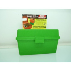 Caja MTM para municion de rifle 22-250/458Win.