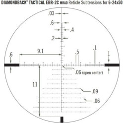 Visor VORTEX Diamondback Tactical 6-24x50 MRAD EBR-2C