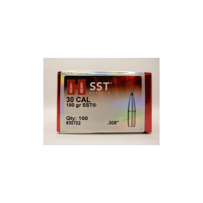 Puntas Hornady SST 180gr. Caja de 100und.