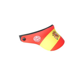 Visera de neopreno Anschutz 10cm regulable bandera España