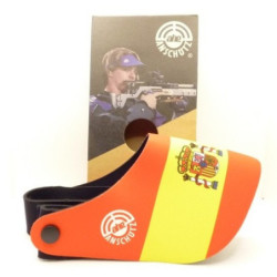 Visera de neopreno Anschutz 10cm regulable bandera España