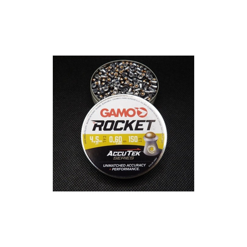 Balines GAMO Rocket Accutek 4,5mm Lata de 150