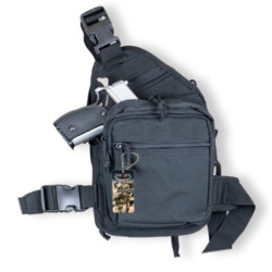 Bandolera para pistola negra de Nylon