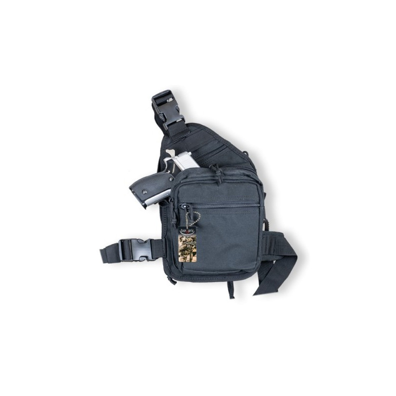 Bandolera para pistola negra de Nylon