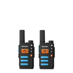Walkie Veckom SW-18 pareja PMR446 mini+pinganillos