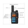Walkie Veckom SW-18 pareja PMR446 mini+pinganillos