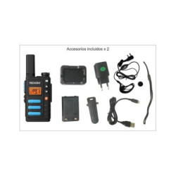 Walkie Veckom SW-18 pareja PMR446 mini+pinganillos