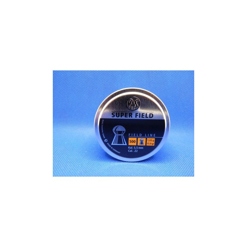 Balines RWS Super Field 5,5mm (.22) Lata de 500