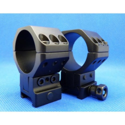 Anillas 30mm VECTOR Picatinny ajustables en altura de 32mm a 38mm