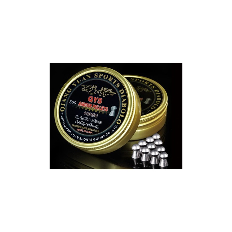 Balines QYS Domed 4,5mm. ( 0,620g ).