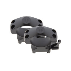 Anillas acero liberación rápida B-Vision 30mm Weaver 4 tornillos