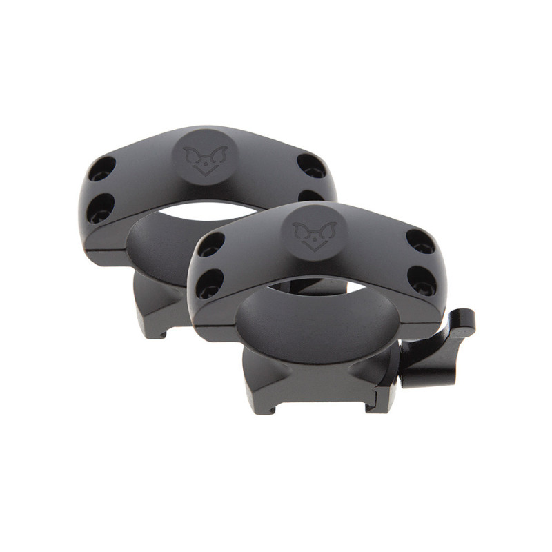 Anillas acero liberación rápida B-Vision 30mm Weaver 4 tornillos