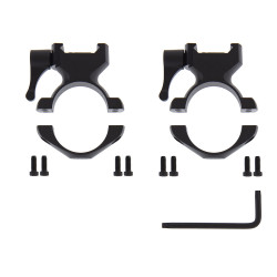 Anillas acero liberación rápida B-Vision 30mm Weaver 4 tornillos