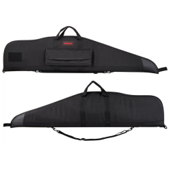Funda textil arma larga con visor color negro 126cm
