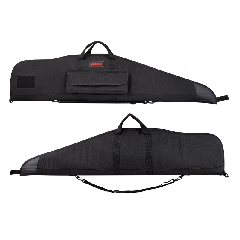 Funda textil arma larga con visor color negro 126cm