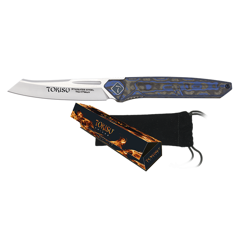 Navaja TOKISU Mikarta Blue Mix