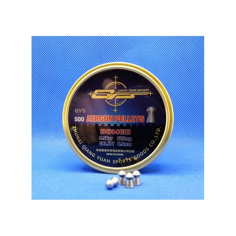 Balines QYS Domed 4,5mm. ( 0,620g ).