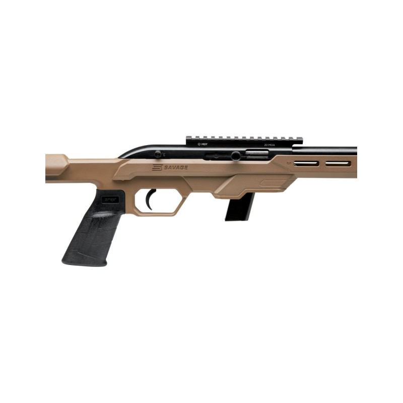Carabina semiautomática SAVAGE 64 precisión FDE 22lr