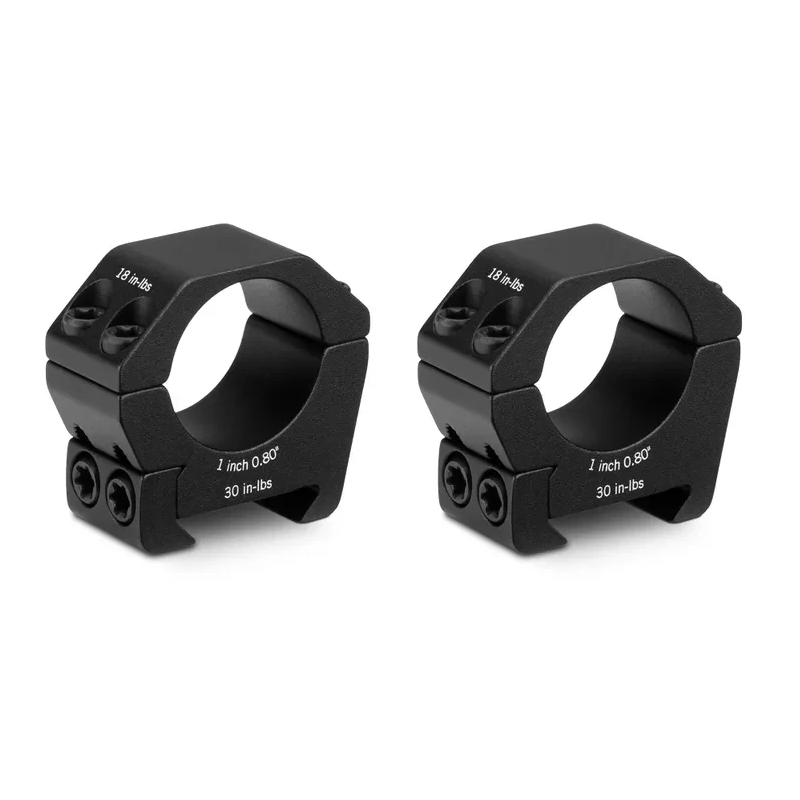 Anillas VORTEX Sport tubo de 1"