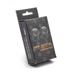 Anillas Vector X-ACCU ajustables en elevación de 34mm para rail de 11mm.