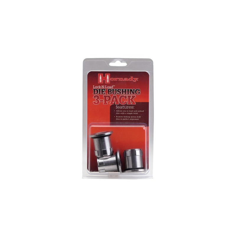 PACK 3 DIE BUSHINGS HORNADY