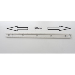 Rail aluminio Anschutz para carabina 32cm