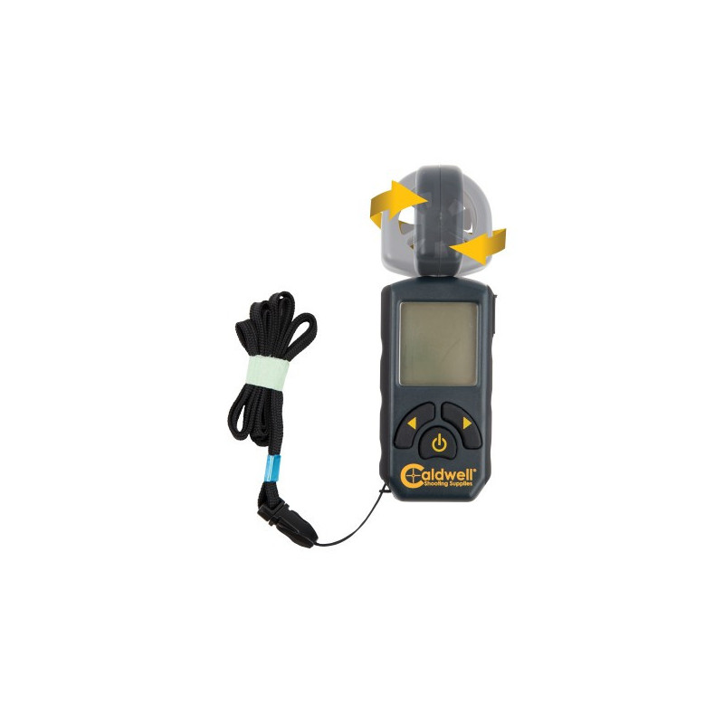 Medidor de velocidad de viento Caldwell giratorio