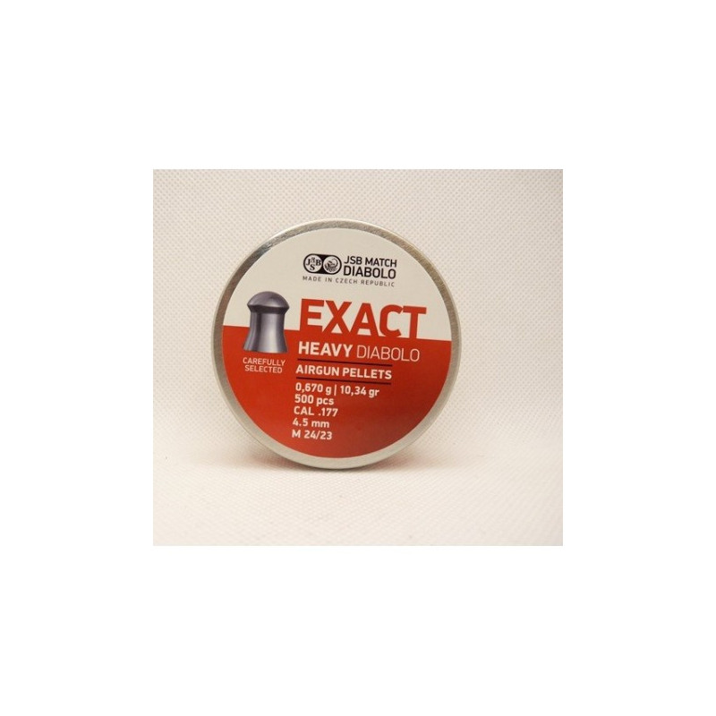 Balines JSB EXACT HEAVY 4,52mm. 10.34gr