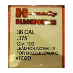 Bolas Hornady 36 Cal.(.375) Caja 100 und.