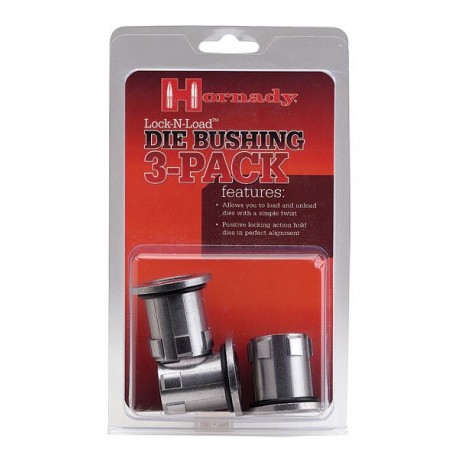 PACK 3 DIE BUSHINGS HORNADY