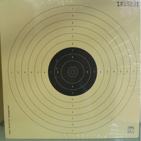 KLAMER PISTOLA AIRE NUMERADO 17x17 ISSF