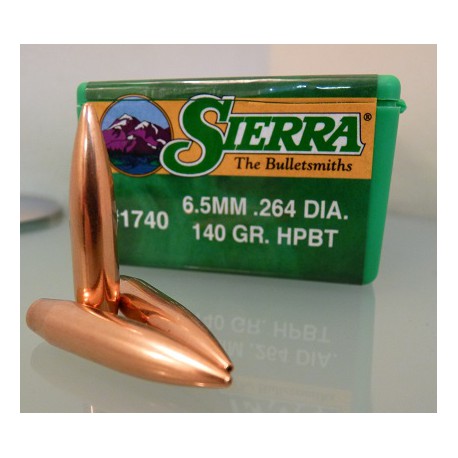 Puntas SIERRA Match King 6.5mm (.264) 140gr. HPBT