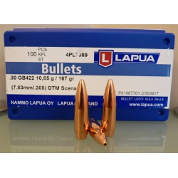 Puntas LAPUA Cal.30 167Gr OTM Scenar