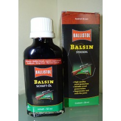 Aceite para maderas BALSIN Marrón Rojizo 50ml.