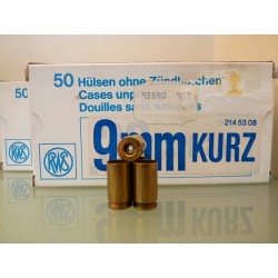 Vainas GECO 9mm Corto  Caja de 50Und.