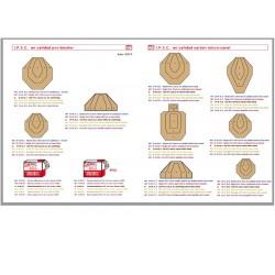 Tarjetas KLAMER para IPSC y parches (SOLO CLUBS)