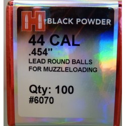 Bolas Hornady 45 (.454) Caja 100und.