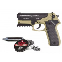 Pistola CO2 Gamo PT-80 Desert Attack S.Edition Cal. 4,5mm