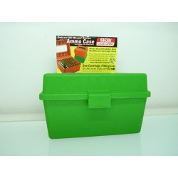 Caja MTM para municion de rifle 22-250/458Win.