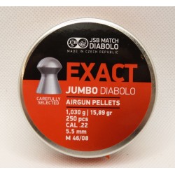 Balines JSB Exact Jumbo 5,52 Lata 250Und.