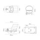 Visor punto rojo DELTA MiniDot III 3MOA Weaver/Picatinny