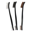 Blister de 3 cepillos de limpieza Casey (nylon, cobre y acero)