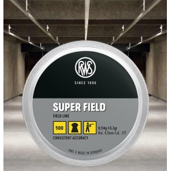 Balines RWS Super Field 4,5mm(.177) Lata de 500