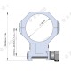 Anillas 34mm VECTOR Picatinny ajustables en altura de 34.5mm a40.5mm