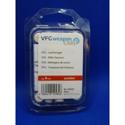 Tampones limpieza VFG fieltro 40pc Calibre 9mm