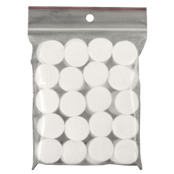 Parches de limpieza Anschutz 1" bolsa de 500und.