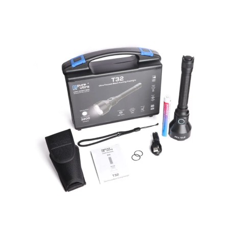 Kit linterna caza PureUltra T32 3200Lum.